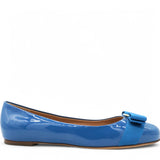 Blue Patent Leather Varina Ballet Flats Size7/38