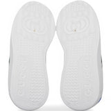 Web Perforated Womens Platform 55mm Sneakers White Bright Splash Size35