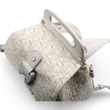 HOMME Oblique Jacquard Calfskin Mini Saddle Backpack Beige