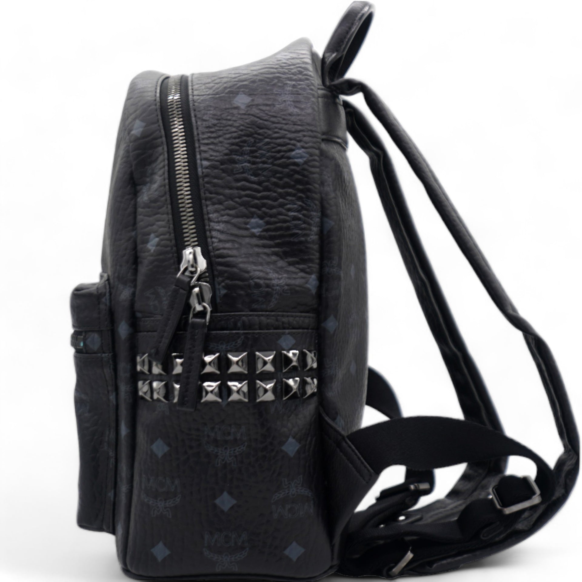 Visetos Side Stud Small Stark Backpack Black