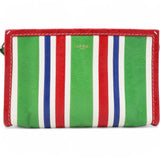 Veau Arena Multicolore Bazar Strap Clutch Green Blue Red White