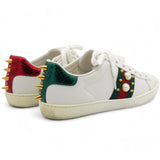 Ace Studded White / Red / Green Leather 36