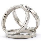 Palladium Trio Scarf Ring