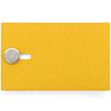 Lime Yellow Leather Card Holder