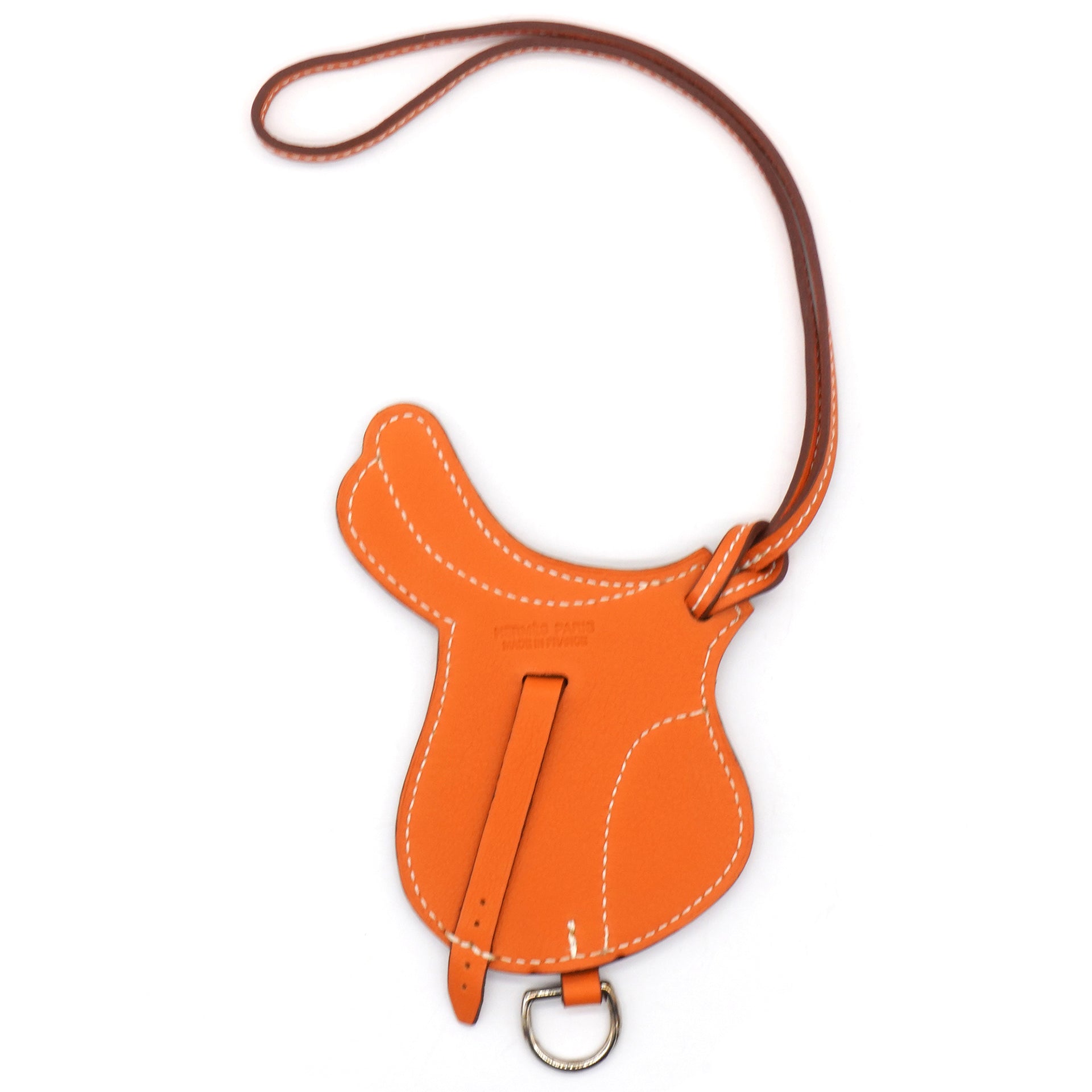 Paddock Charm Keychain Orange