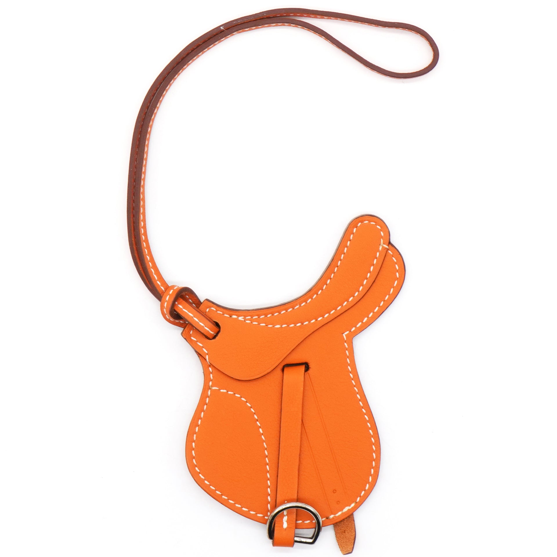 Paddock Charm Keychain Orange