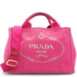 Canapa Logo Tote Fuxia Red