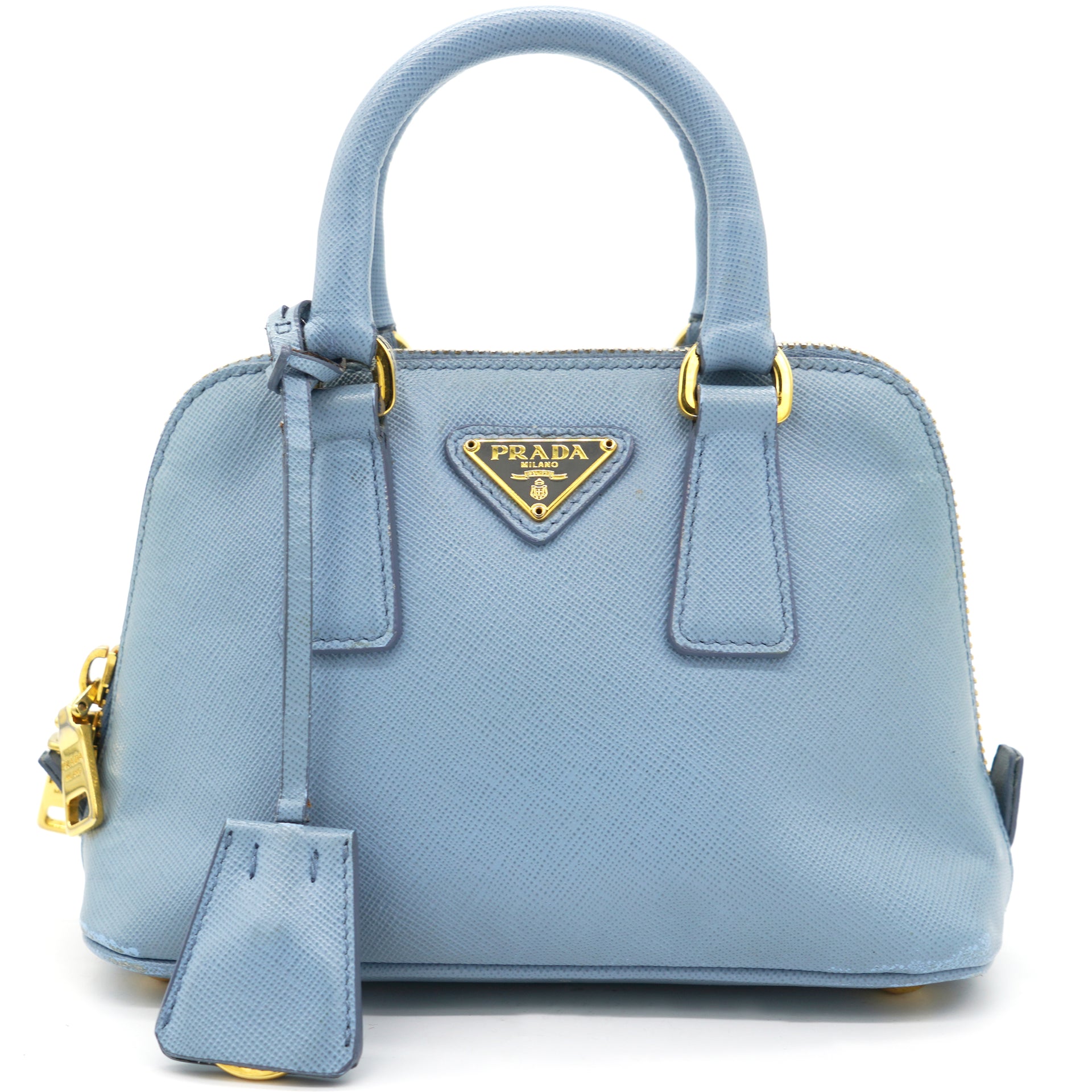 Prada, Bags, Prada Mini Saffiano Lux Crossbody Bag