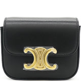 Mini Triomphe in Shiny Calfskin Black