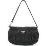 Tessuto Nylon Gaufre Shoulder Bag Noir