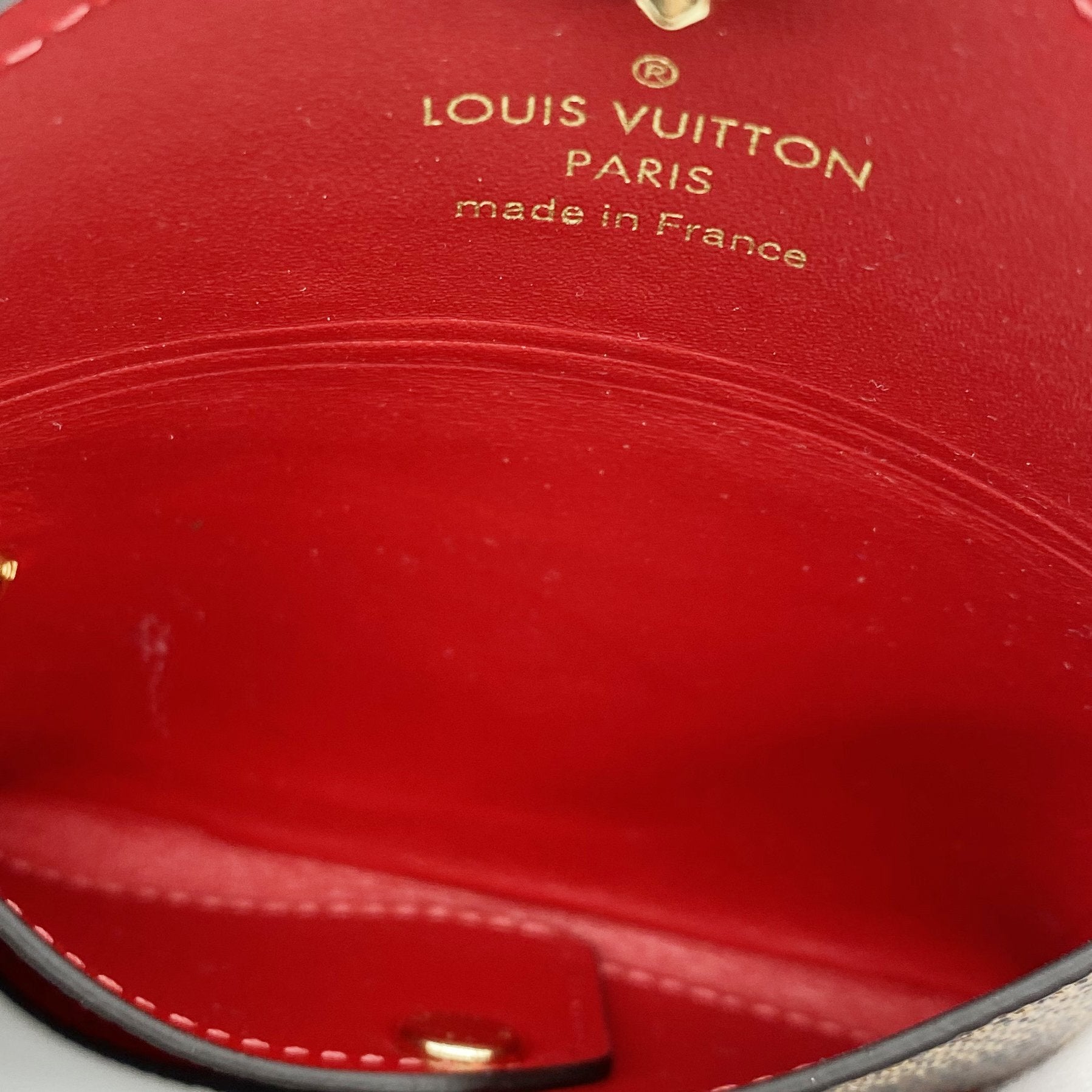 Louis Vuitton Kirigami Necklace Damier Ebene Cerise Lining in