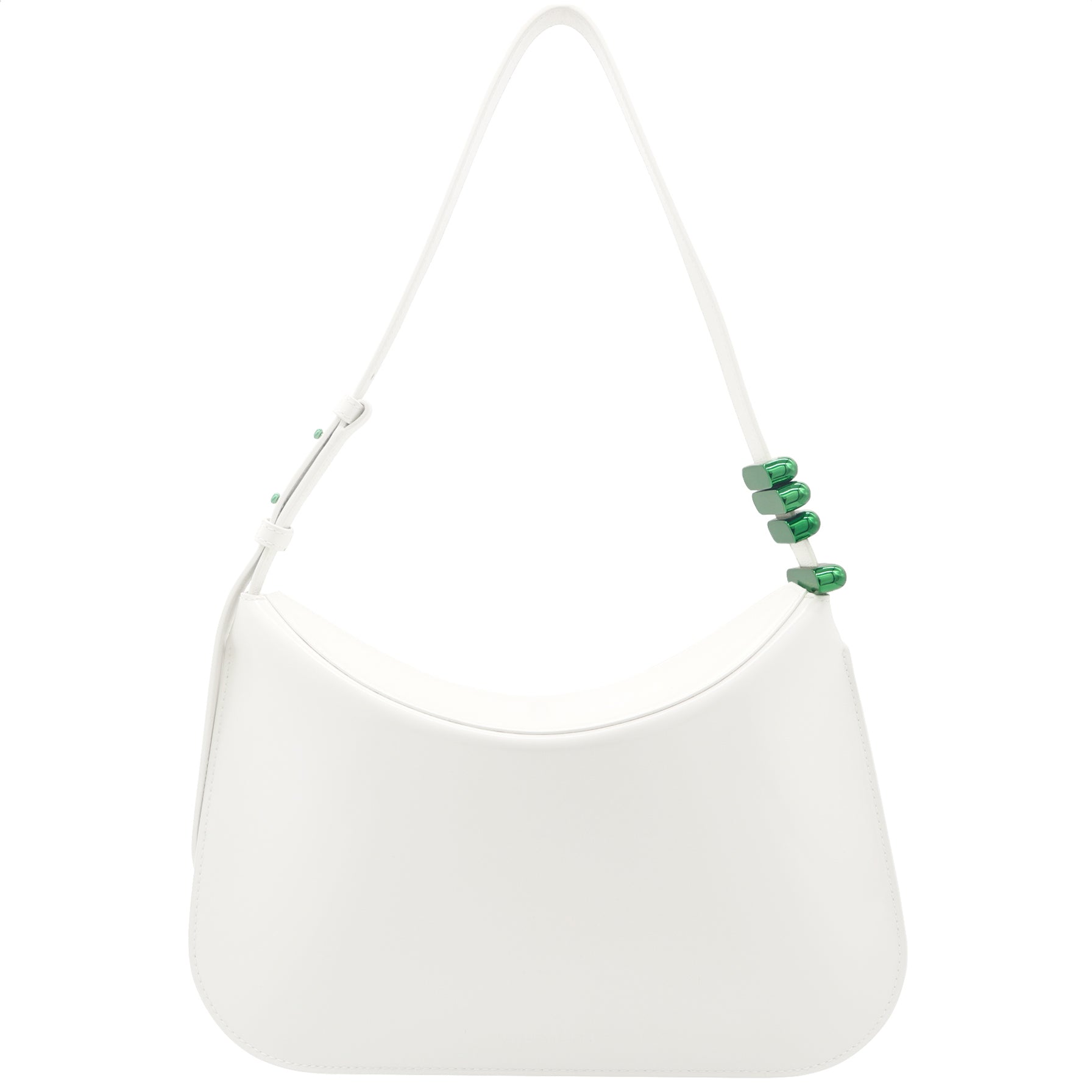 White Flap Shoulder Bag