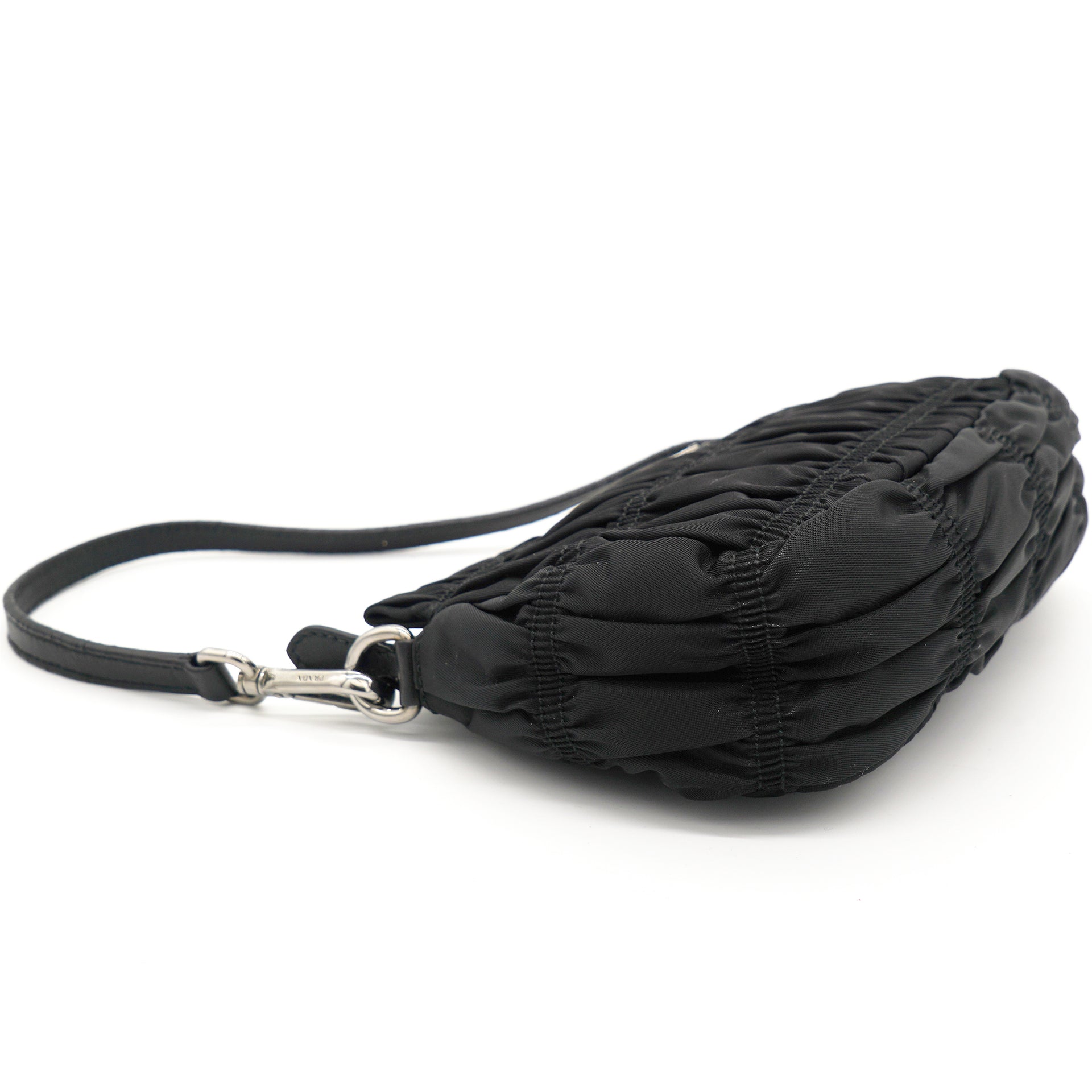 Tessuto Nylon Gaufre Shoulder Bag Noir