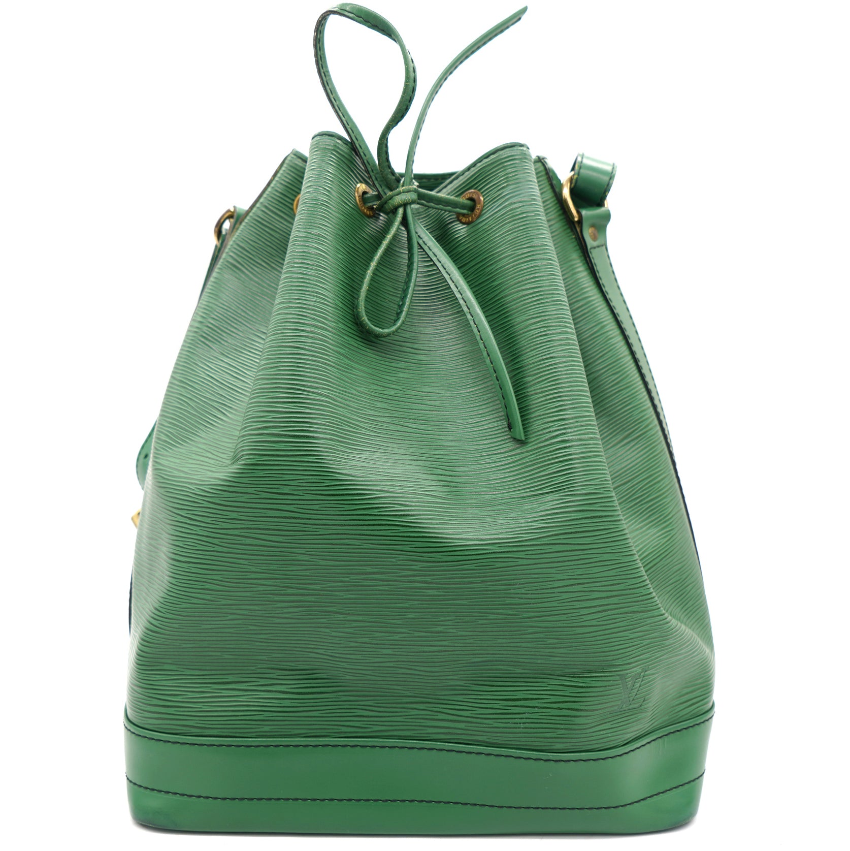 embroider bag - Louis Vuitton Epi Noe Shoulder Bag Borneo Green