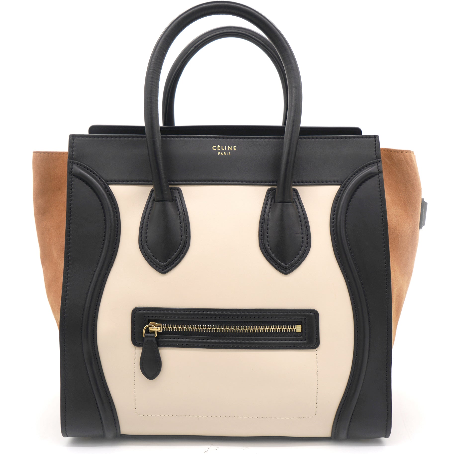Celine, Bags, Authentic Celine Beige Tone Luggage Tote Bag