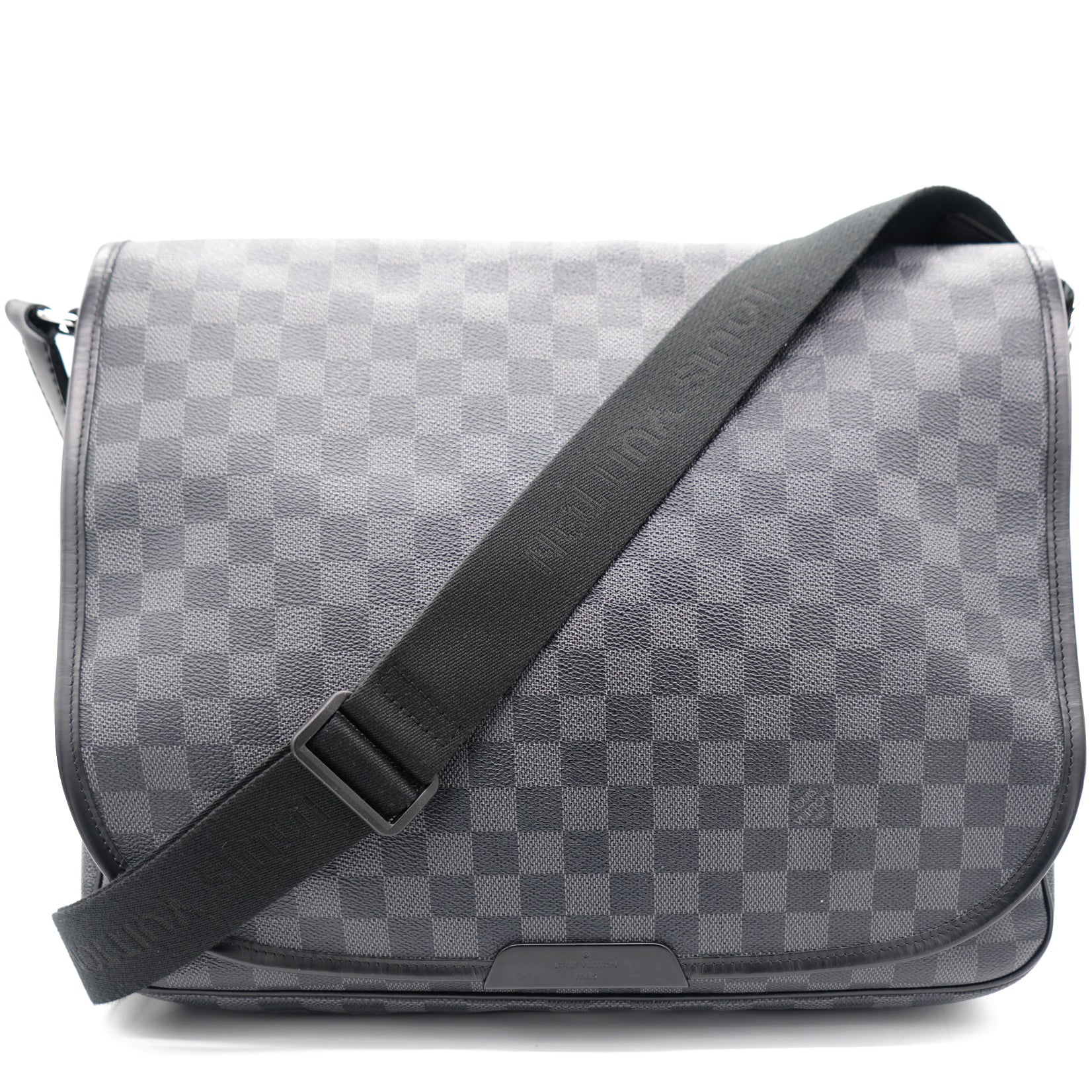 Louis Vuitton Daniel Mm Black Damier Graphite Canvas Laptop Bag -  MyDesignerly