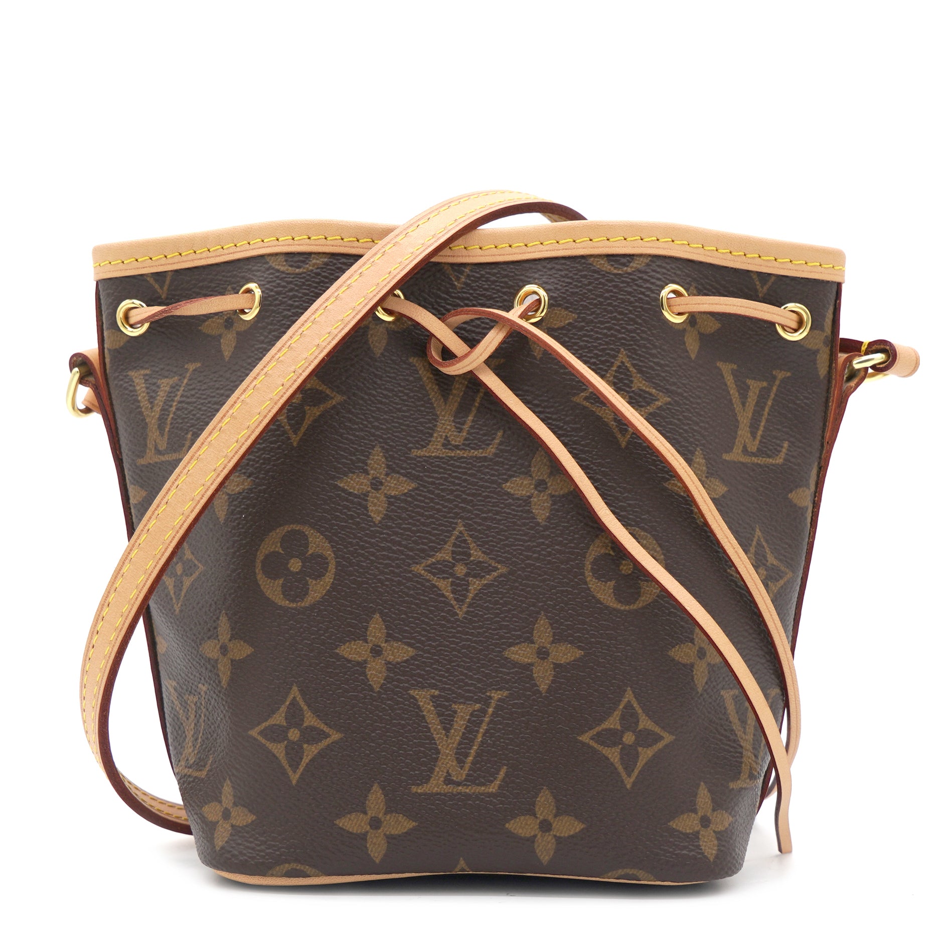 Louis Vuitton Nano Noe Monogram Shoulder Bag Brown ref.753593 - Joli Closet