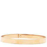 Kelly Bracelet with 4 Diamonds 18k Yellow Gold