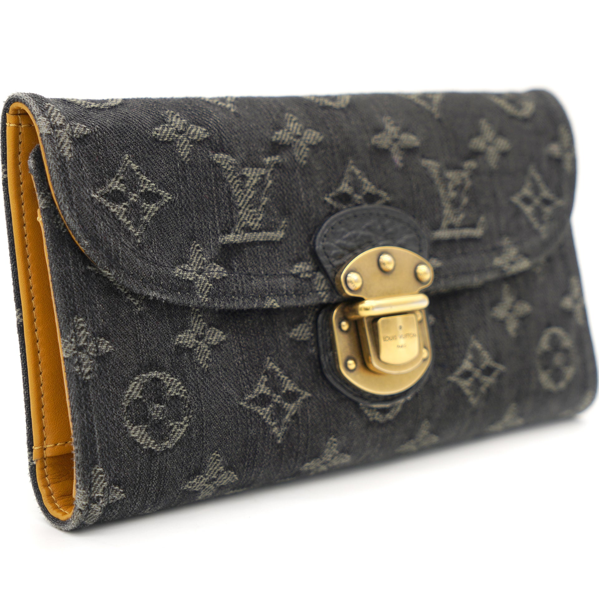 Louis Vuitton, Bags, Authentic Lv Denim Wallet
