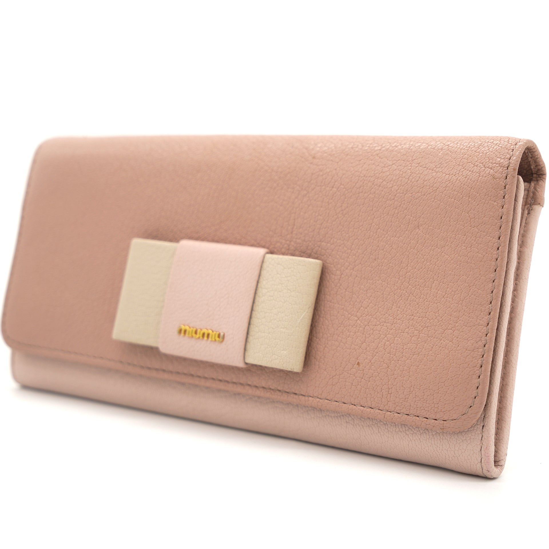 Madras Pink Tri-Folded Wallet