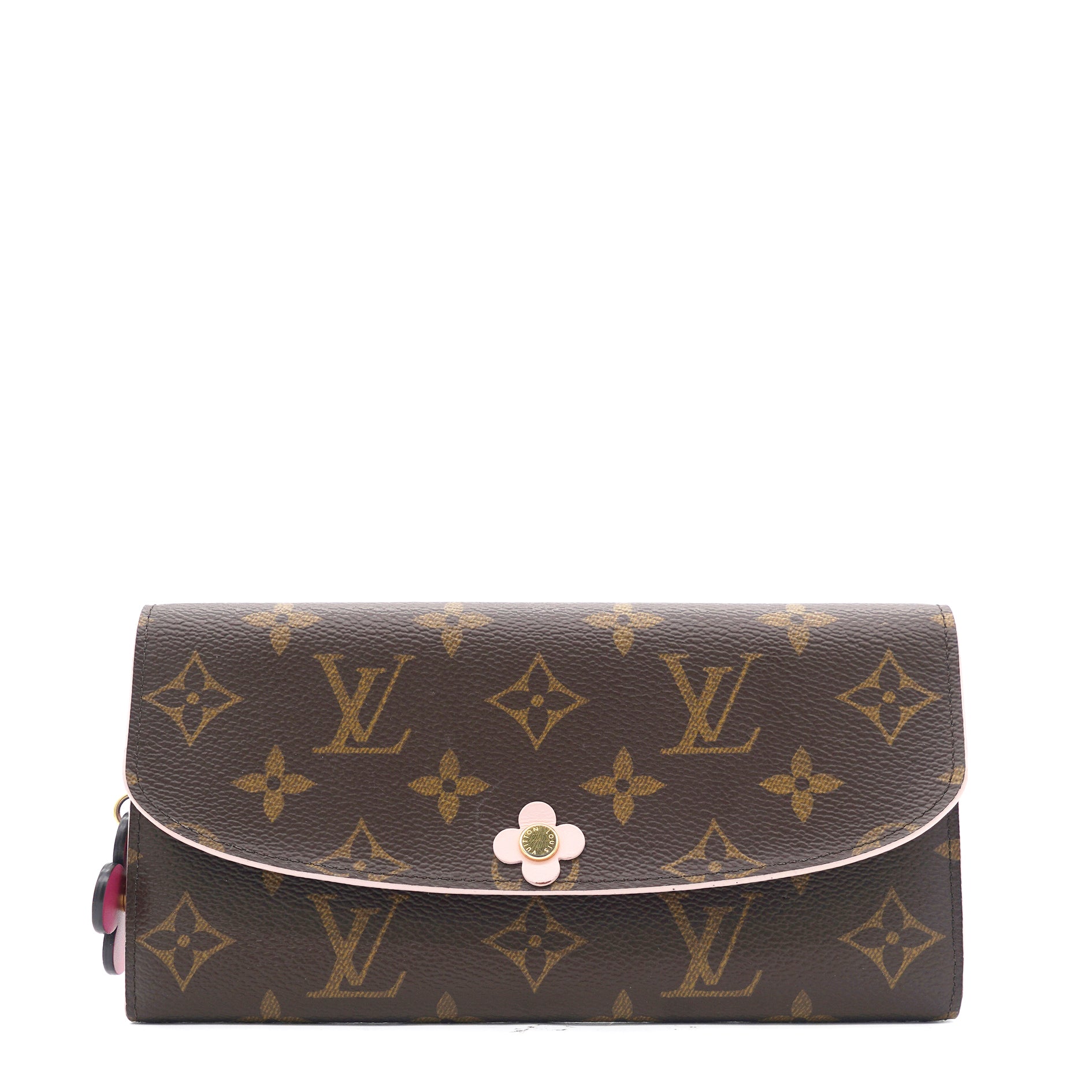 Louis Vuitton - Authenticated Emilie Wallet - Leather Brown for Women, Very Good Condition