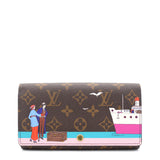 Limited Edition Monogram Canvas Illustre Transatlantic Sarah Wallet