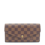 Damier Canvas Sarah Wallet Pink