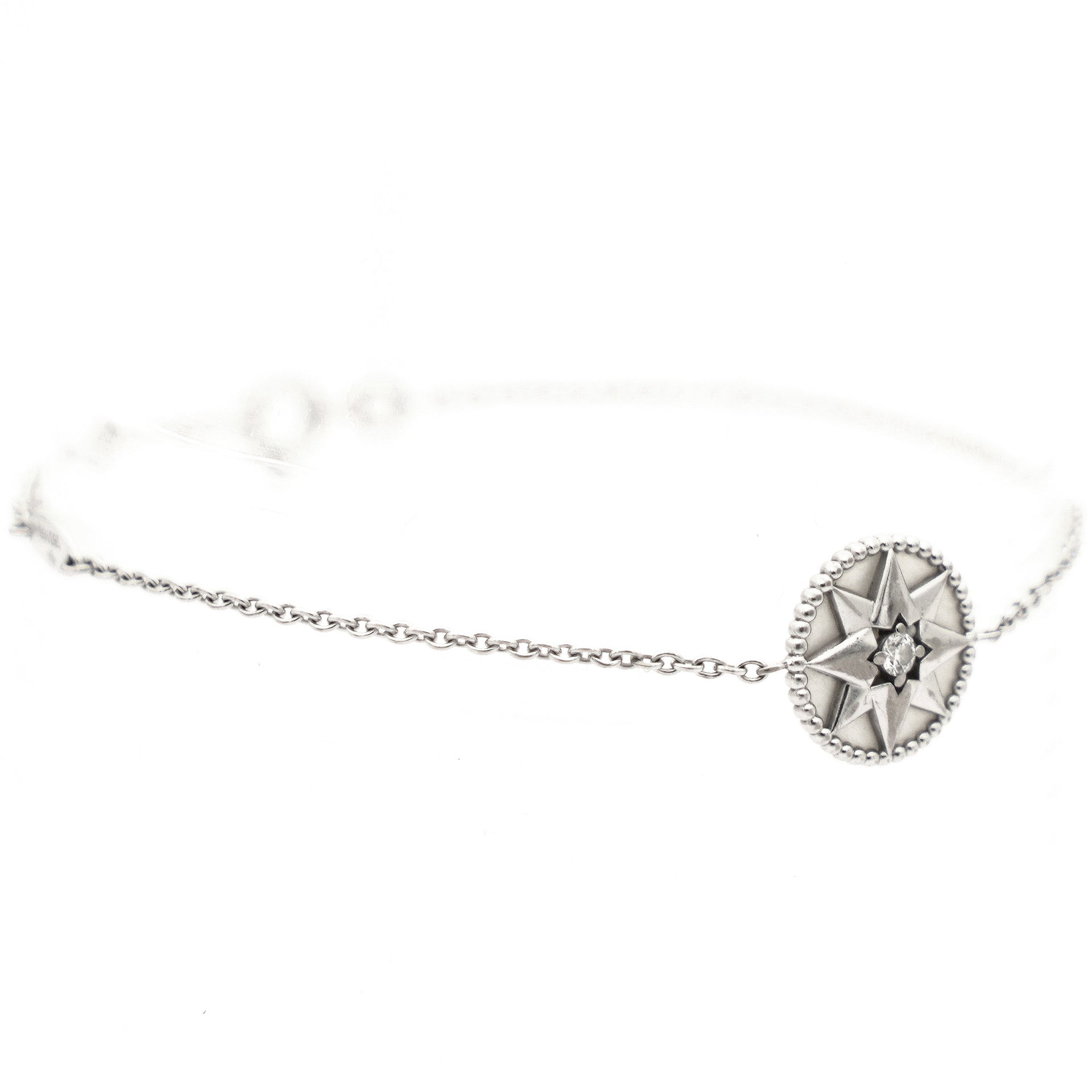Dior Rose Des Vents Bracelet Diamonds/Mother of Pearl White Gold
