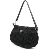 Tessuto Nylon Gaufre Shoulder Bag Noir