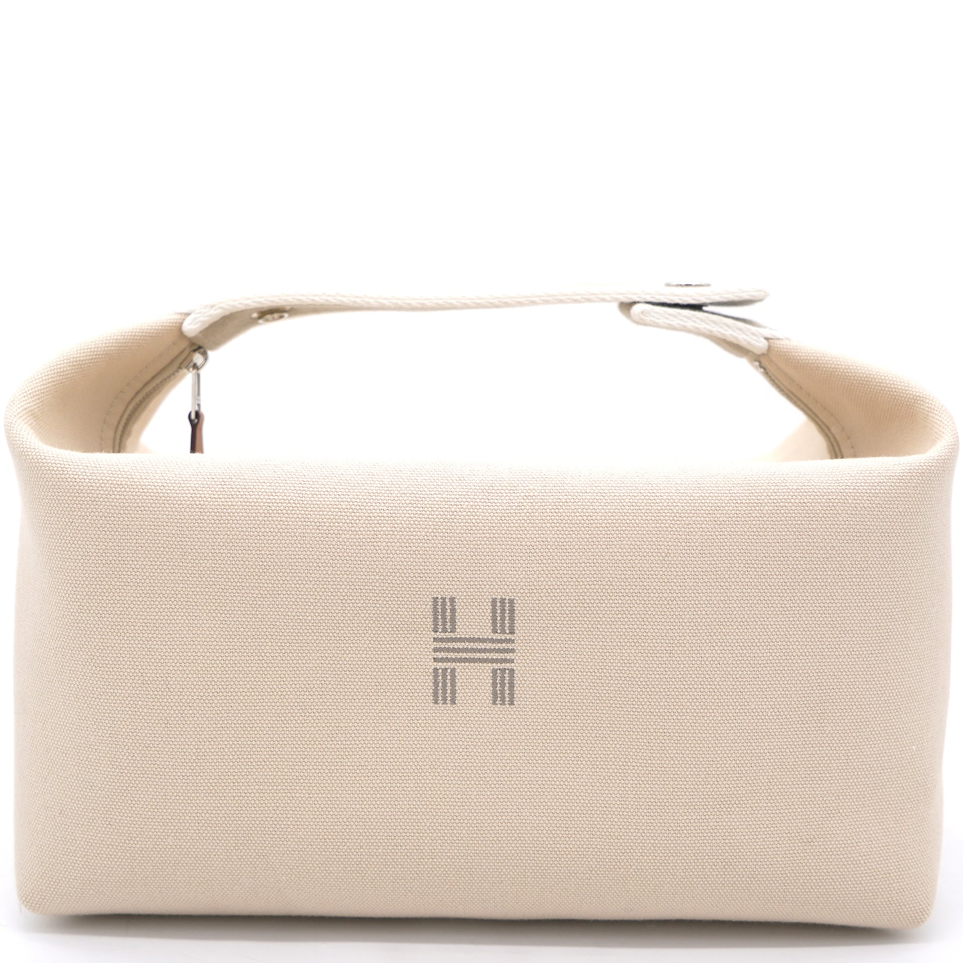 Hermes Toile Bride-A-Brac Large Travel Case White – STYLISHTOP