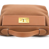 Togo and Swift Leather 24/24 35 Bag Gold 37