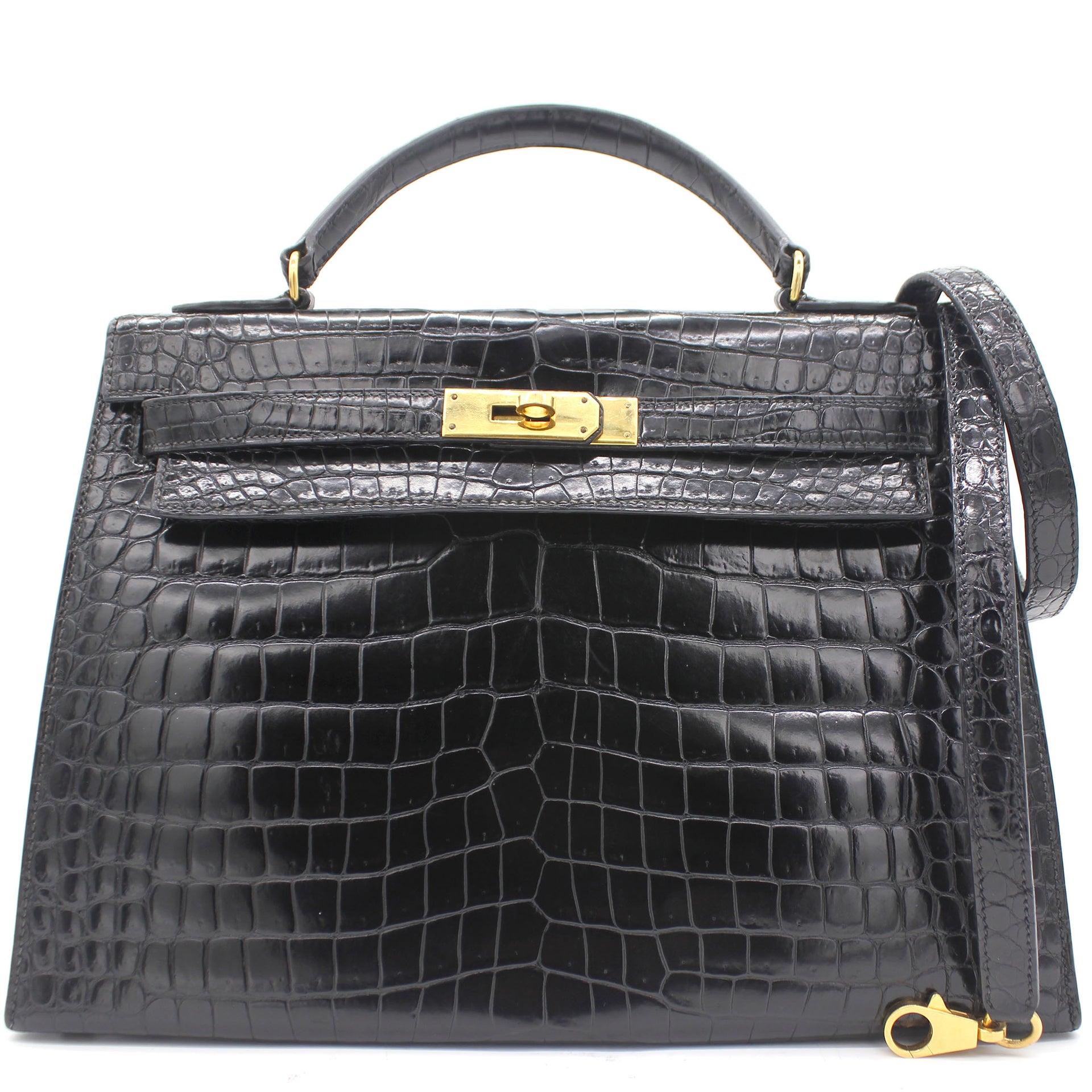 1960s Black Alligator Leather Handbag - Etsy Hong Kong