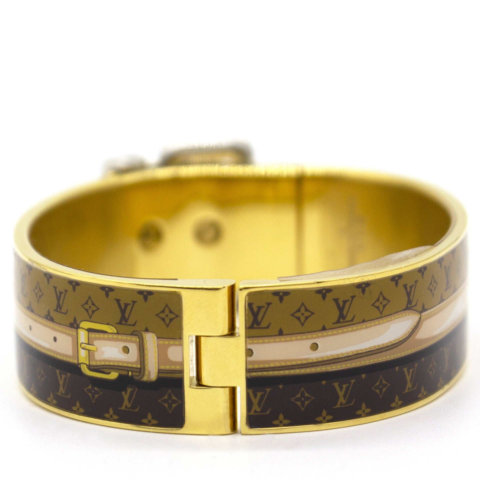 Shop Louis Vuitton MONOGRAM Lv confidential bracelet (M6334E, M6334F) by  _NOIR_