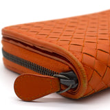 Intrecciato Bifold Long Compact Wallet