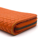 Intrecciato Bifold Long Compact Wallet