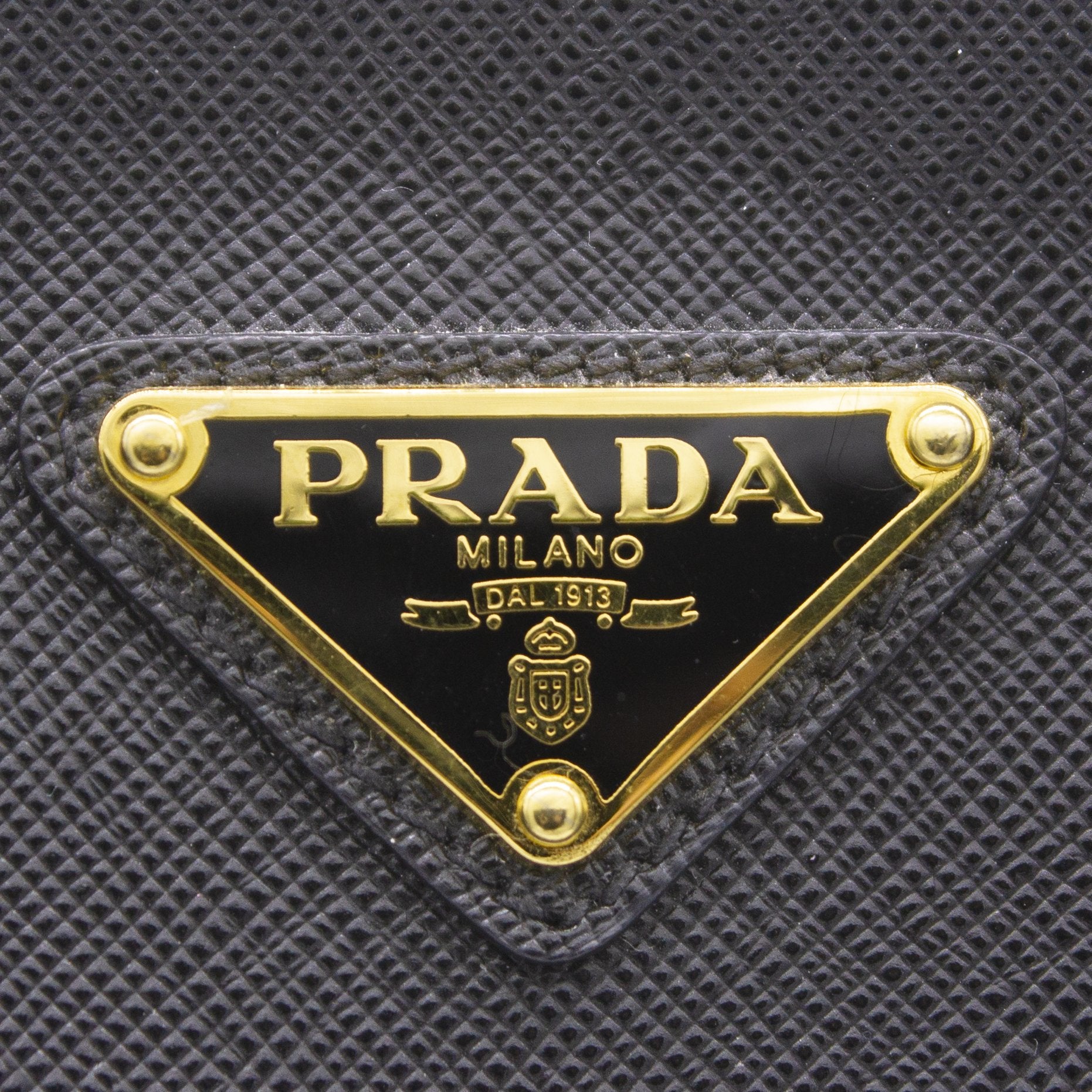 Prada Galleria Large Double Zip Executive Top Handle Tote in Nero Saffiano  Lux - SOLD
