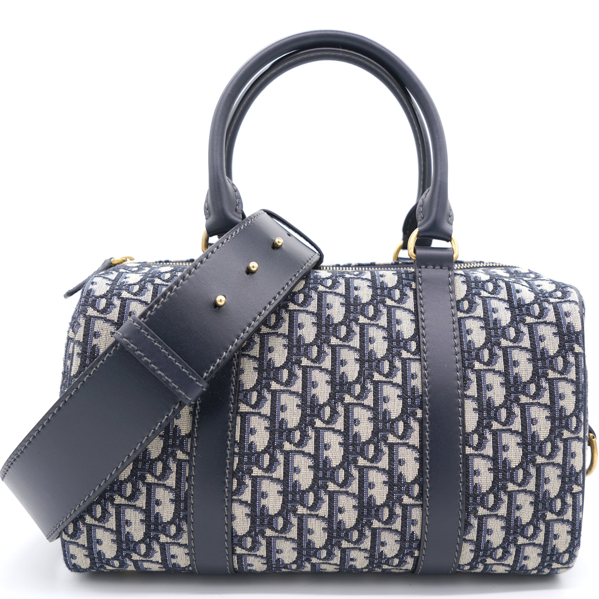 Medium Dior Bobby Bag Blue Dior Oblique Jacquard  DIOR GR