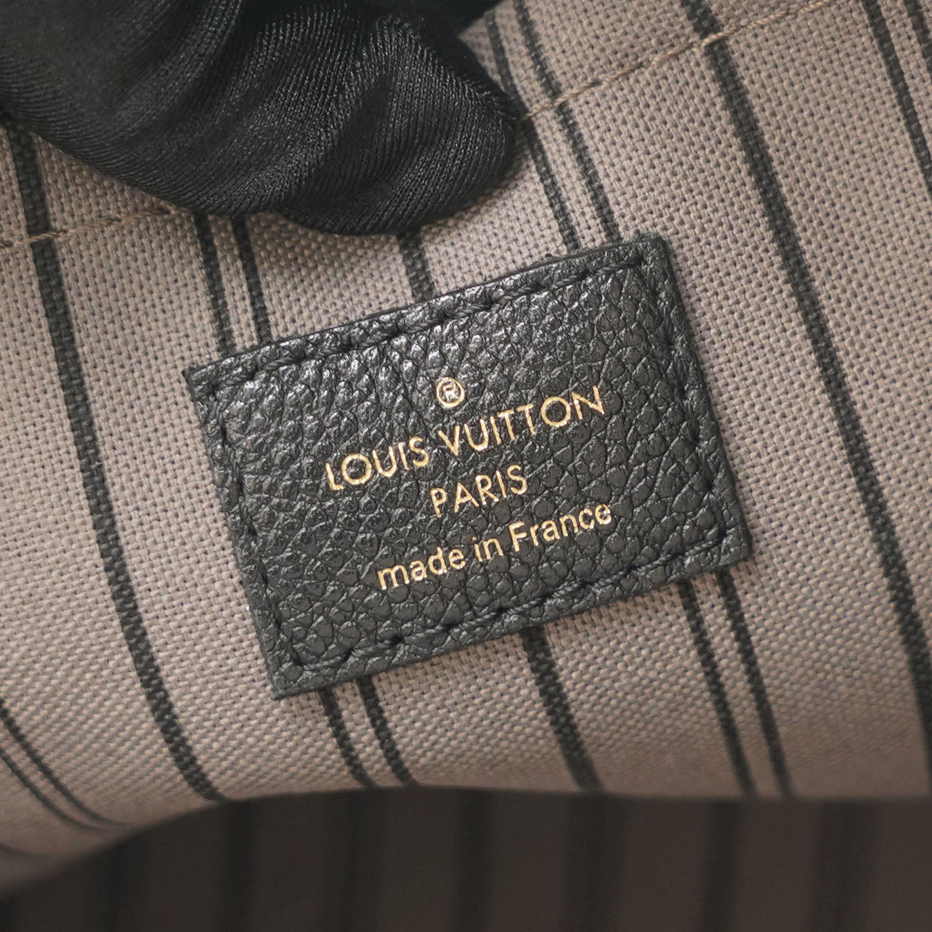 Louis Vuitton Gray Monogram Empreinte Leather Mazarine mm Bag