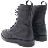 Calfskin Diorunit Low Boot 36 Black