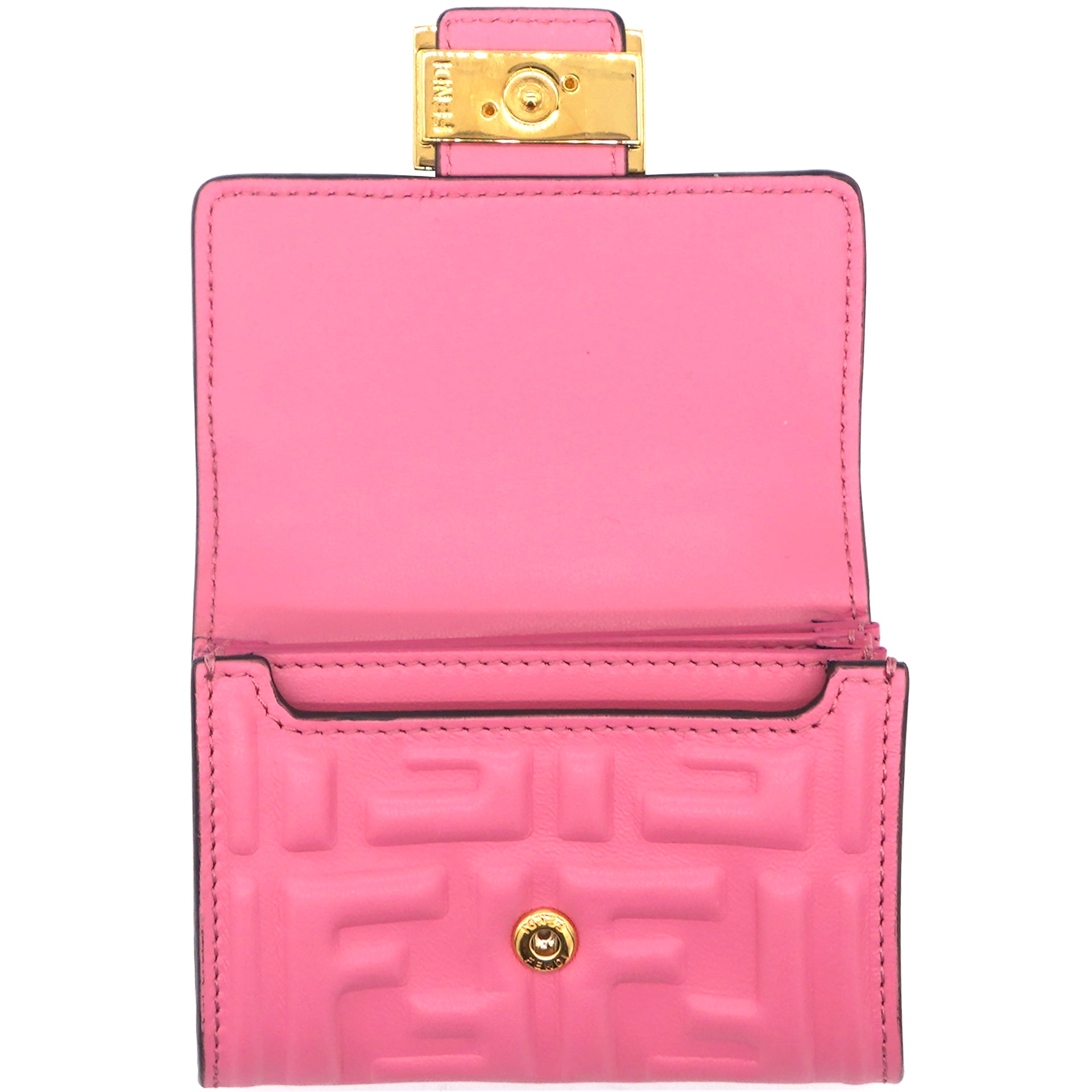 Pink fendi clearance wallet