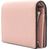 Pink Leather Animalier Wallet