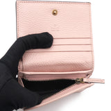 Pink Leather Animalier Wallet