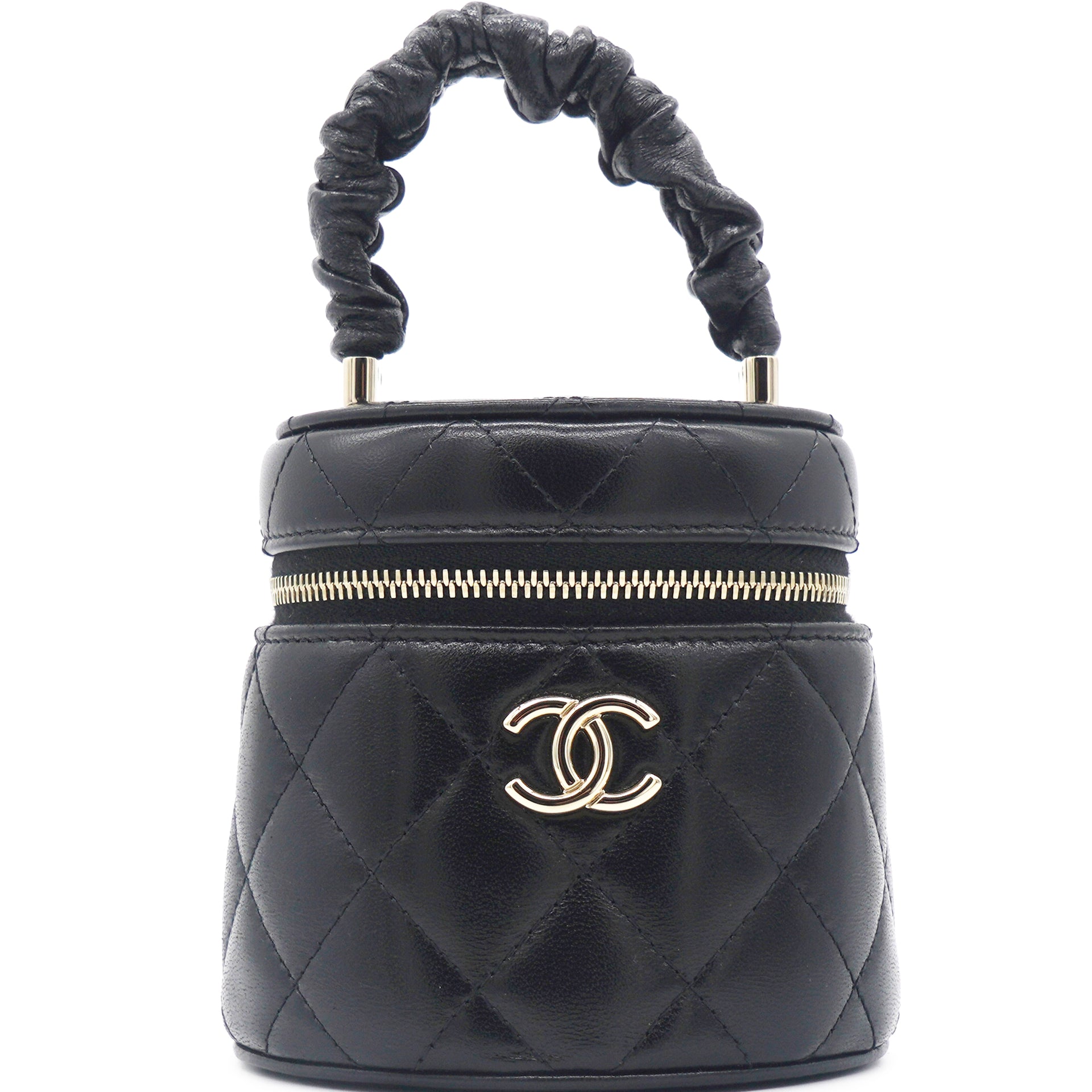 Chanel Black 22S Top Handle Mini Vanity Bag  STYLISHTOP