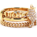 Dior Multi Link Ring M 52