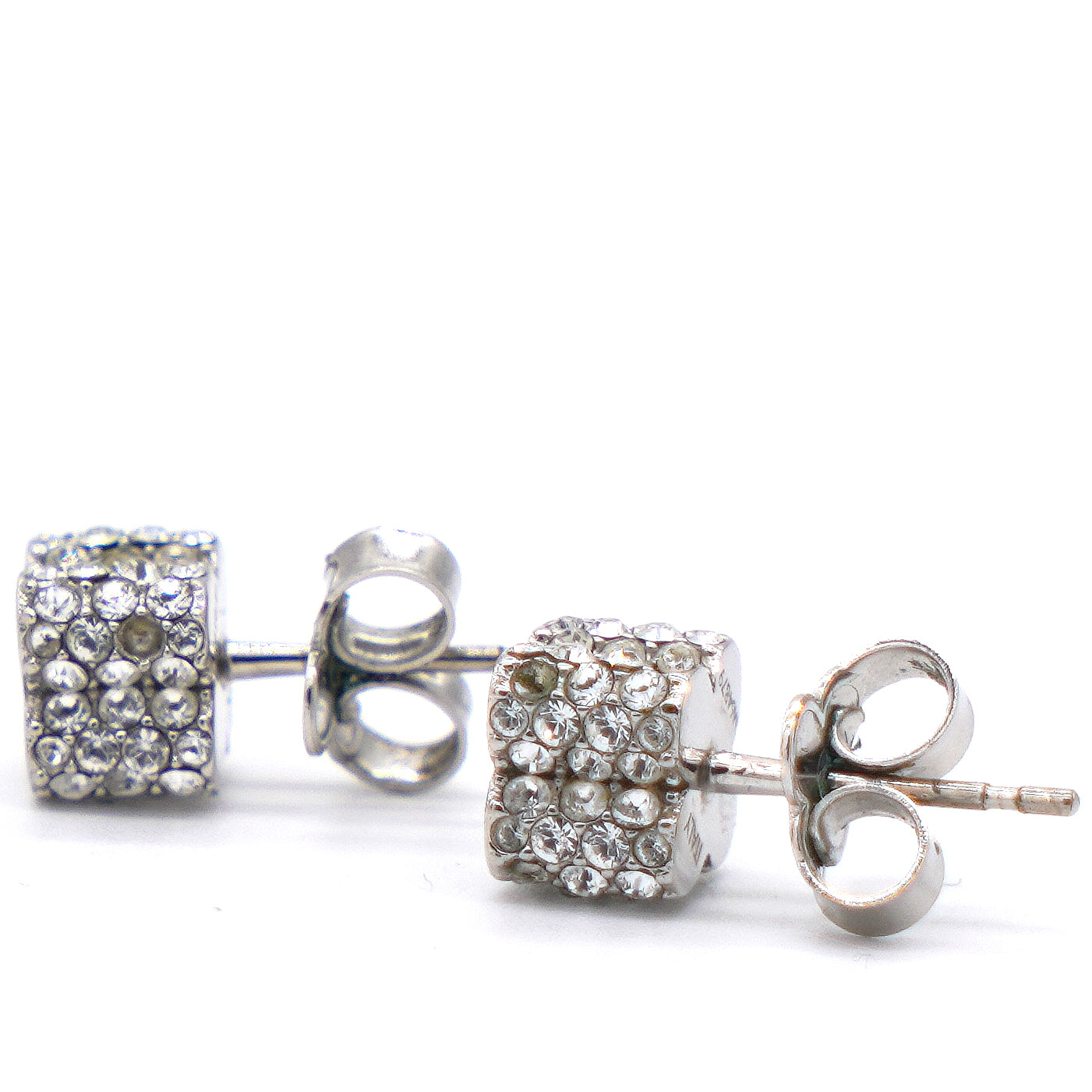 Louis Vuitton Silver 18K Diamond Les Ardentes Fleur Earrings