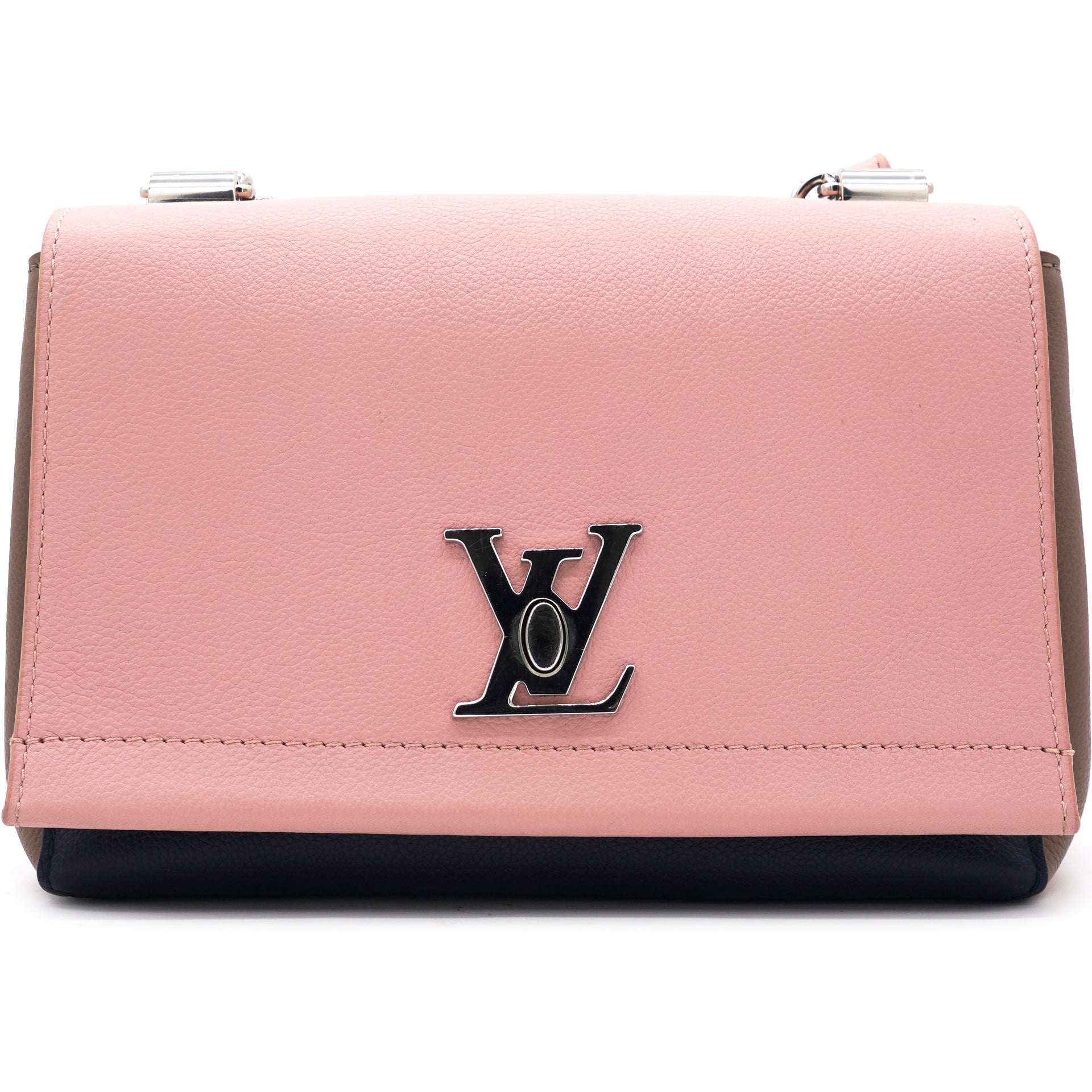 Louis Vuitton Lockme II Handbag - Red Leather Silver Hardware +