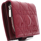 Red Patent Compact Wallet