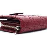 Red Patent Compact Wallet