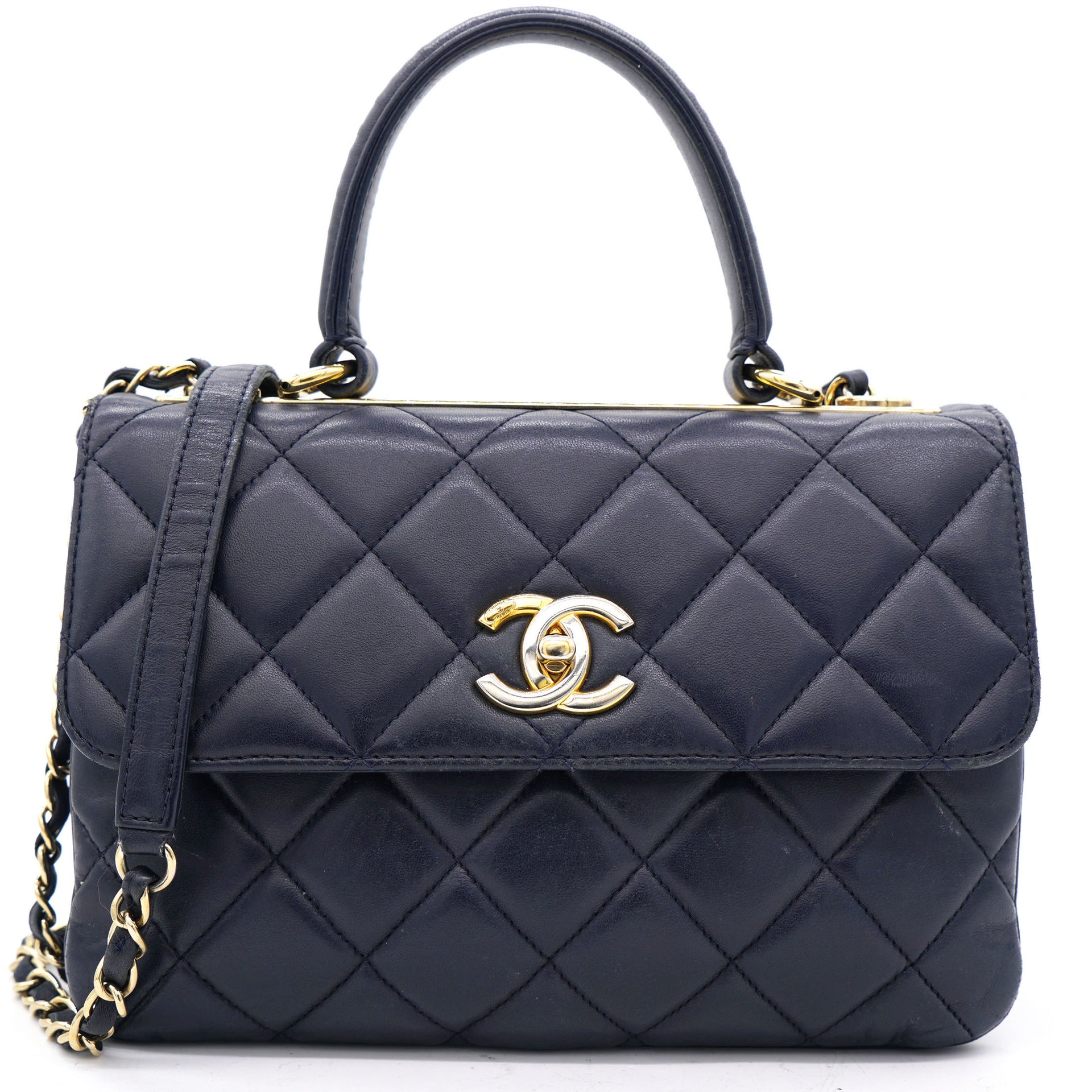 NIB 20P Chanel Blue Chanel 19 Small Flap Bag GHW  Boutique Patina