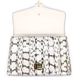 Snakeskin Small Sylvie Shoulder Bag Roccia